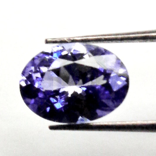 0.98 Carats Natural Tanzanite Gemstone Oval Violet Colour Natural Loose Gemstone